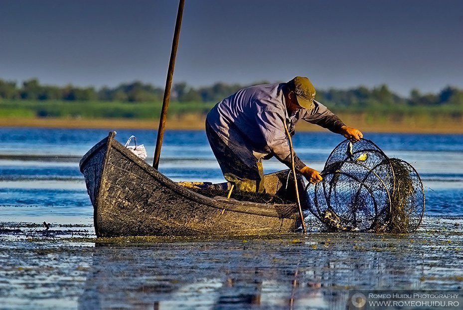 Danube Delta - Fisherman